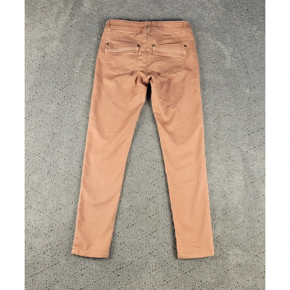 Democracy Jeans‎ Womens 2 Pink Ab Technology Skinny Ankle Slimming Low Rise